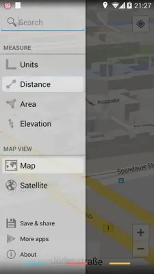 Maps Measure android App screenshot 5